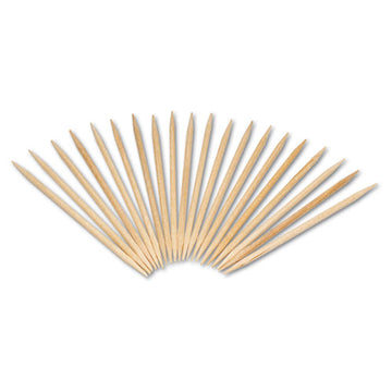 AmerCareRoyal® Round Wood Toothpicks, 2.5", Natural, 800-box, 24 Boxes-carton freeshipping - TVN Wholesale